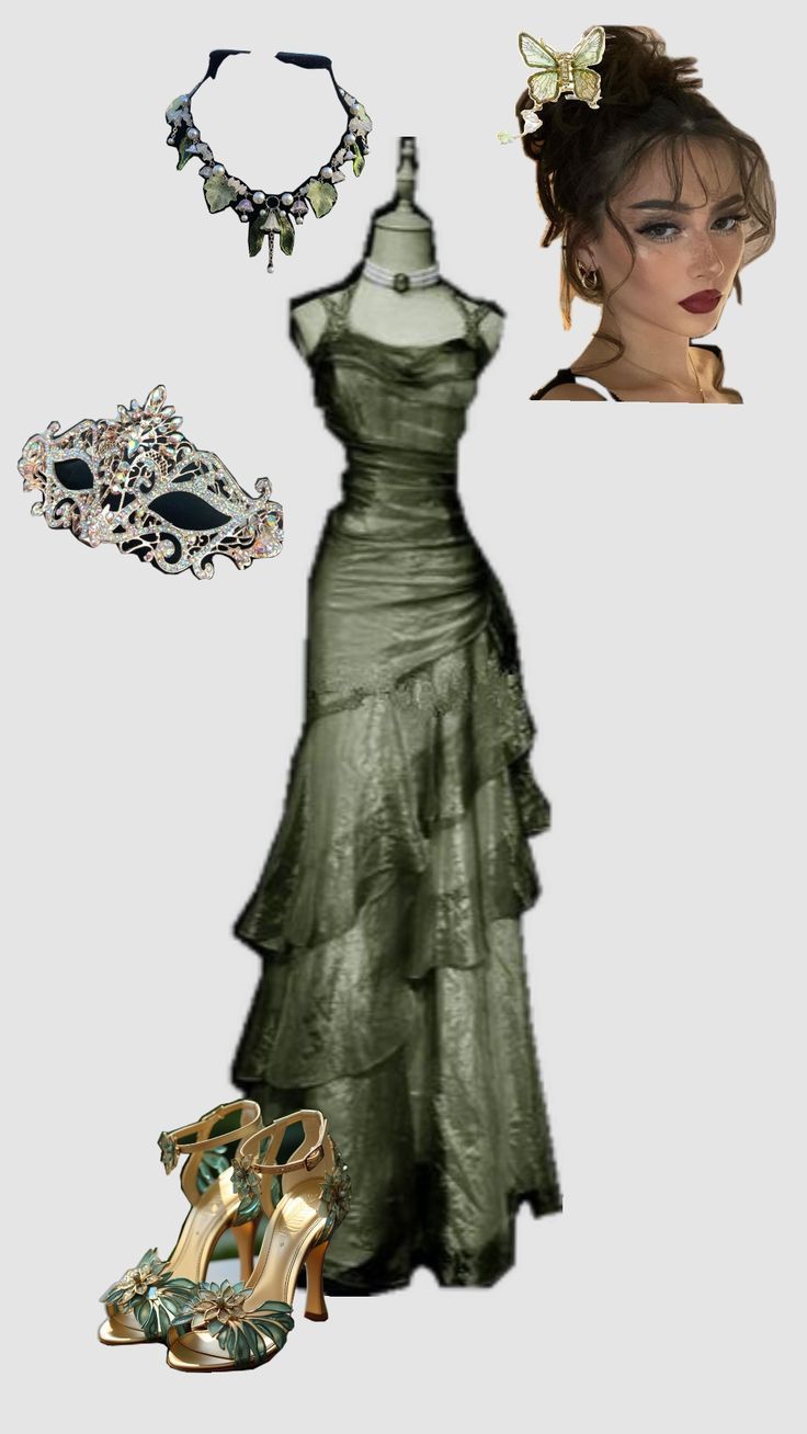 Vintage Meerjungfrauen-Abendkleid mit Spaghettiträgern, grün, langes Kleid für den 18. Geburtstag, Abschlussballkleid für die High School, AB041