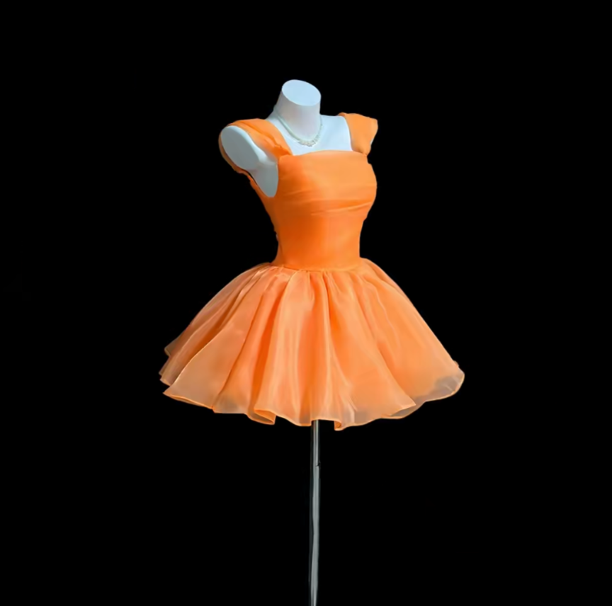 Amazing Ball Gown Square Neck Blue Short Homecoming Dresses Senior High School For Teens Ideas Inspo Short Hoco Court Gowns RB7329
