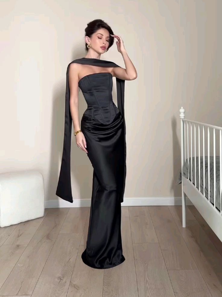 Bescheidenes Meerjungfrauen-Trägerkleid für festliche Anlässe, ärmellos, Frühlings-Sommer-Outfits, Hochzeitsgastkleider RB3822