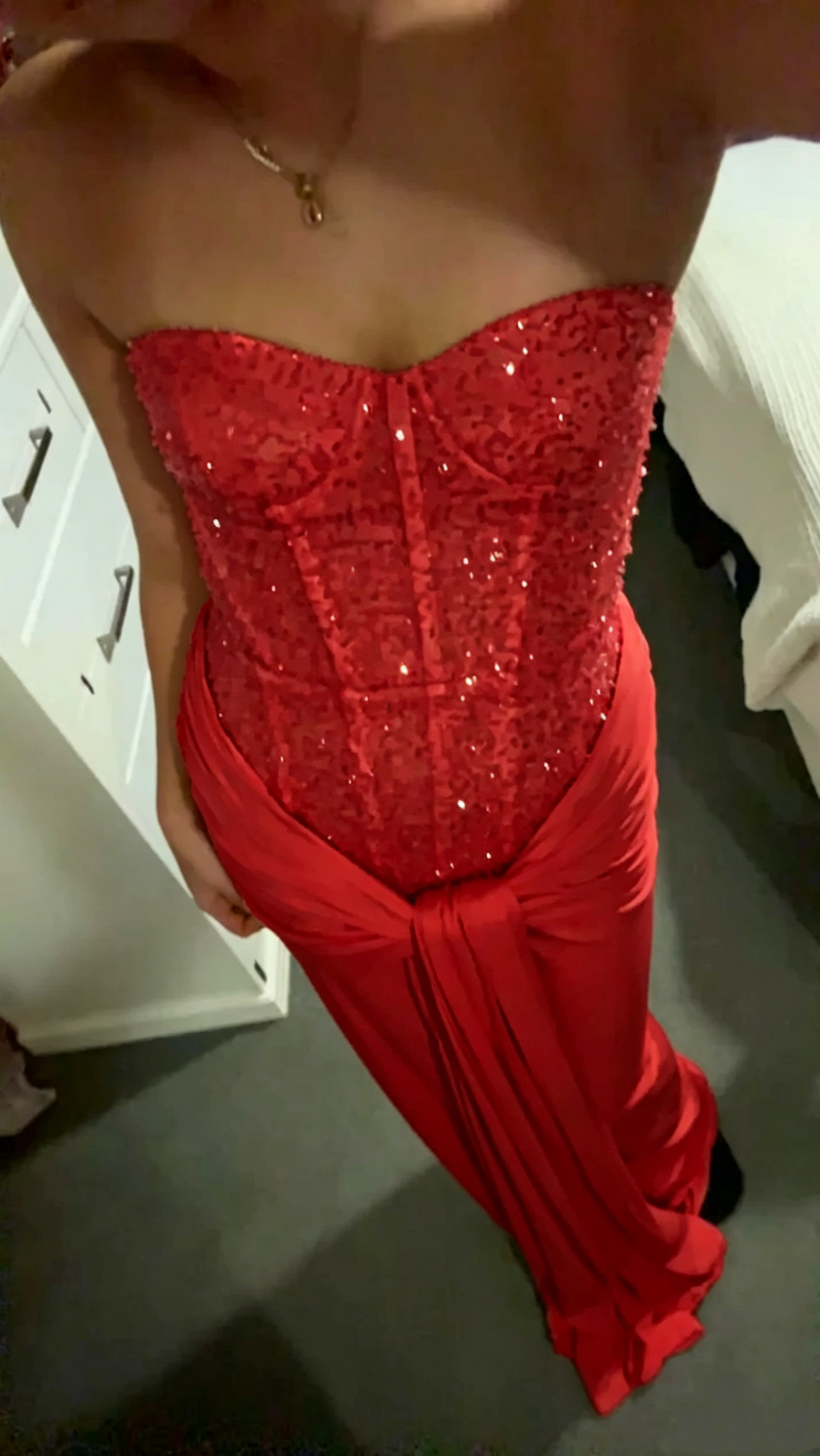 New Arrive Elegant Sweetheart Pink Sequin Long Party Dress Prom Dresses Mermaid Bodycon For Women N4072