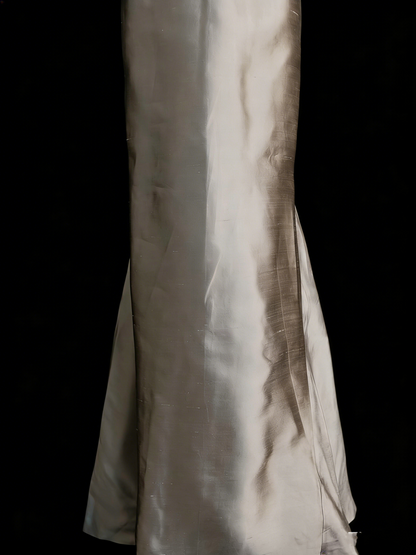 Robe de bal de fin d'année élégante, sirène, décolleté cœur, sans manches, en satin, N1252