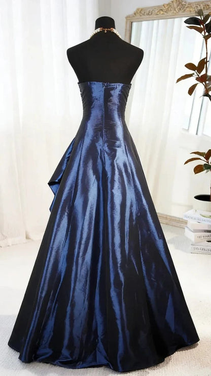 Bezauberndes, perlenbesetztes Ballkleid für Seniorinnen, elegantes Partykleid für den Schulabschluss N1620