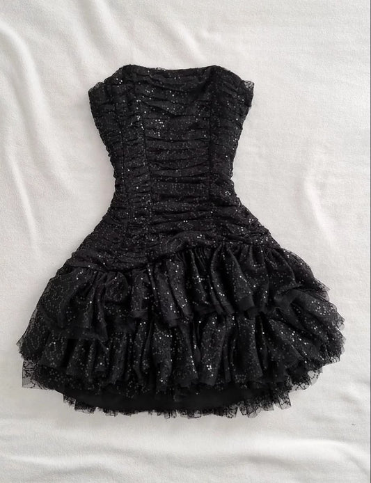 Sexy Sheath Strapless Little Black Dress Short Party Dresses Homecoming Dress Cocktail Gown RB8976