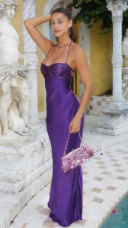 Elegantes Meerjungfrauen-Abendkleid mit Spaghettiträgern, burgunderrotem Satin, langes Abendkleid, formelles Partykleid, Vestidos De Dia AB573