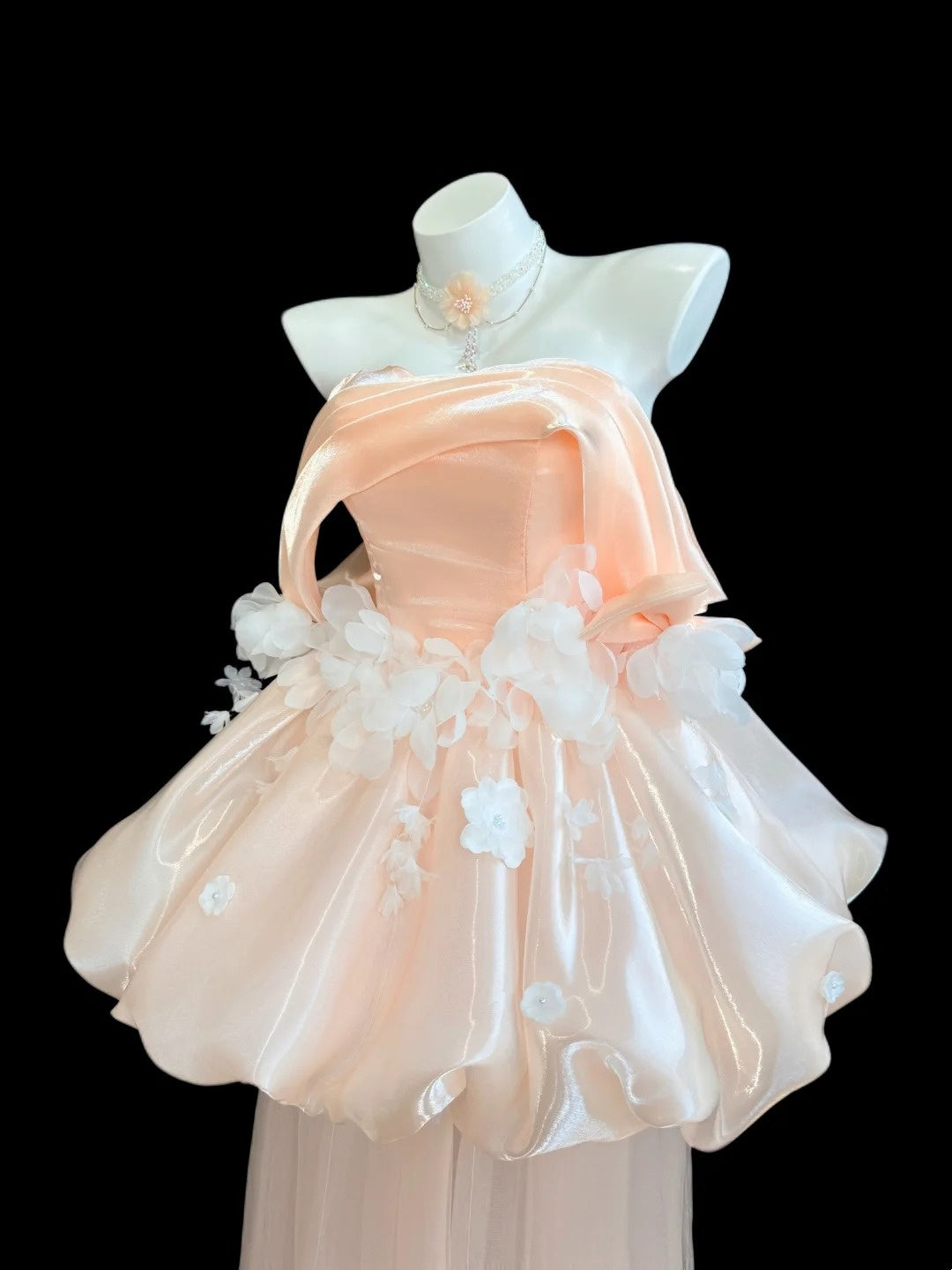 Cute Ball Gown Off The Shoulder Blush Pink Short Mini High School Ideas Homecoming Dresses Inspo Birthday Dresses Senior Graduation Outfits RB7231