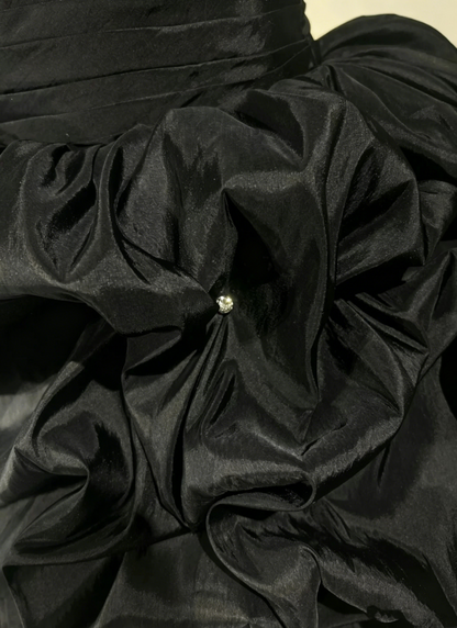 Glam Ball Gown Sweetheart Little Black Dress Party Dress Cocktail Gown Homecoming Dresses N3811