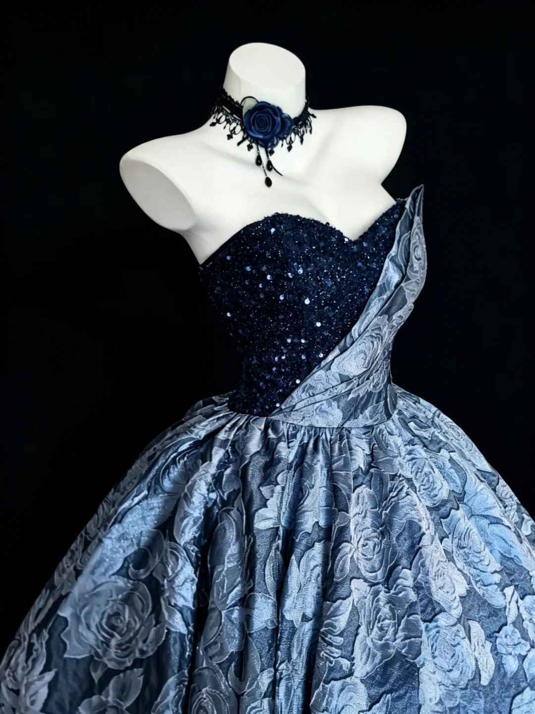 Sweet Ball Gown Sweetheart Blue Satin Sweet 16 Dresses Quinceanera Dress Long 15 Vestidos De Fiesta N4202