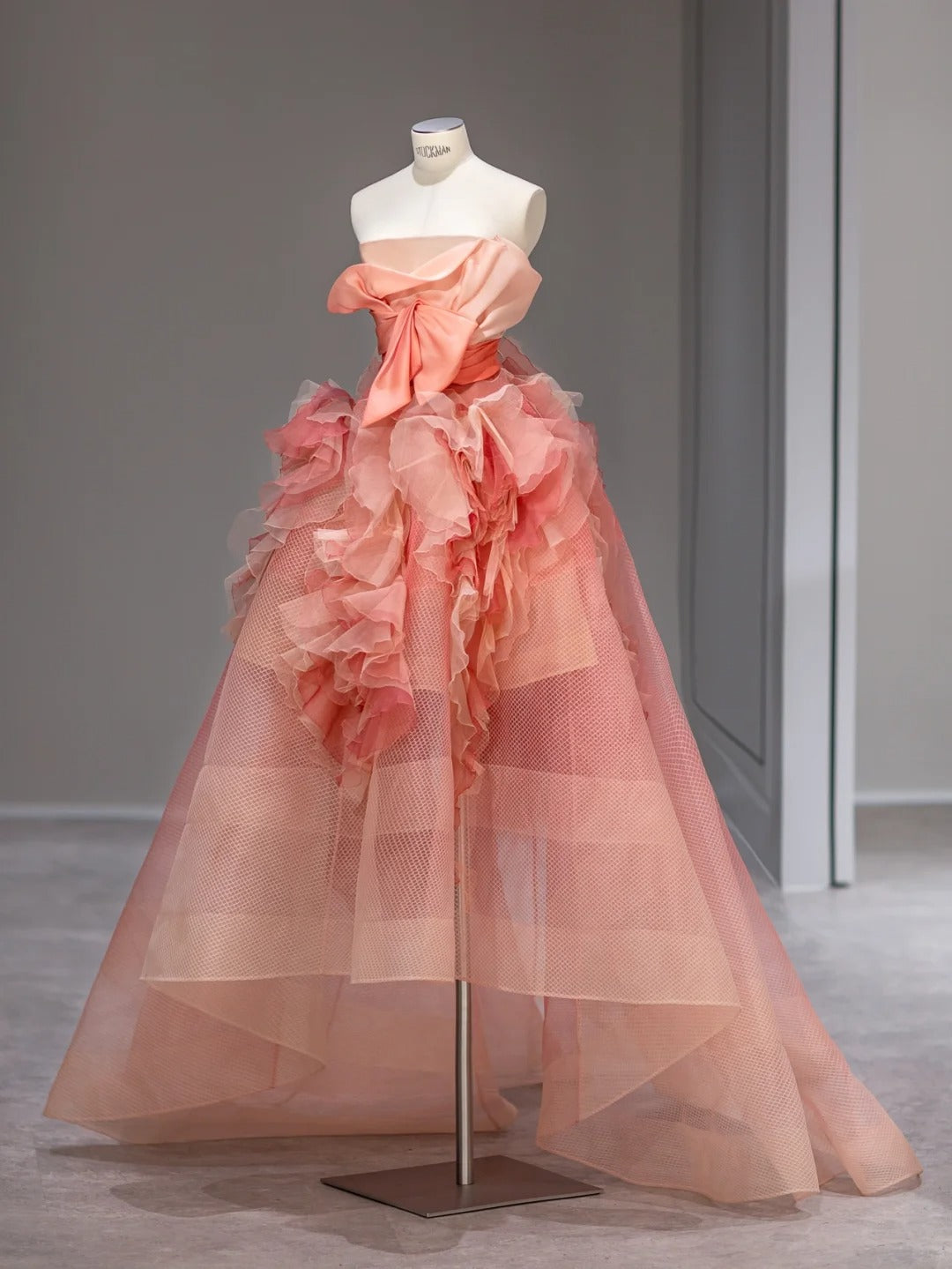 Magnifique robe de bal bustier en tulle rose sans manches longues robes de soirée Inspo tenues formelles RB3989
