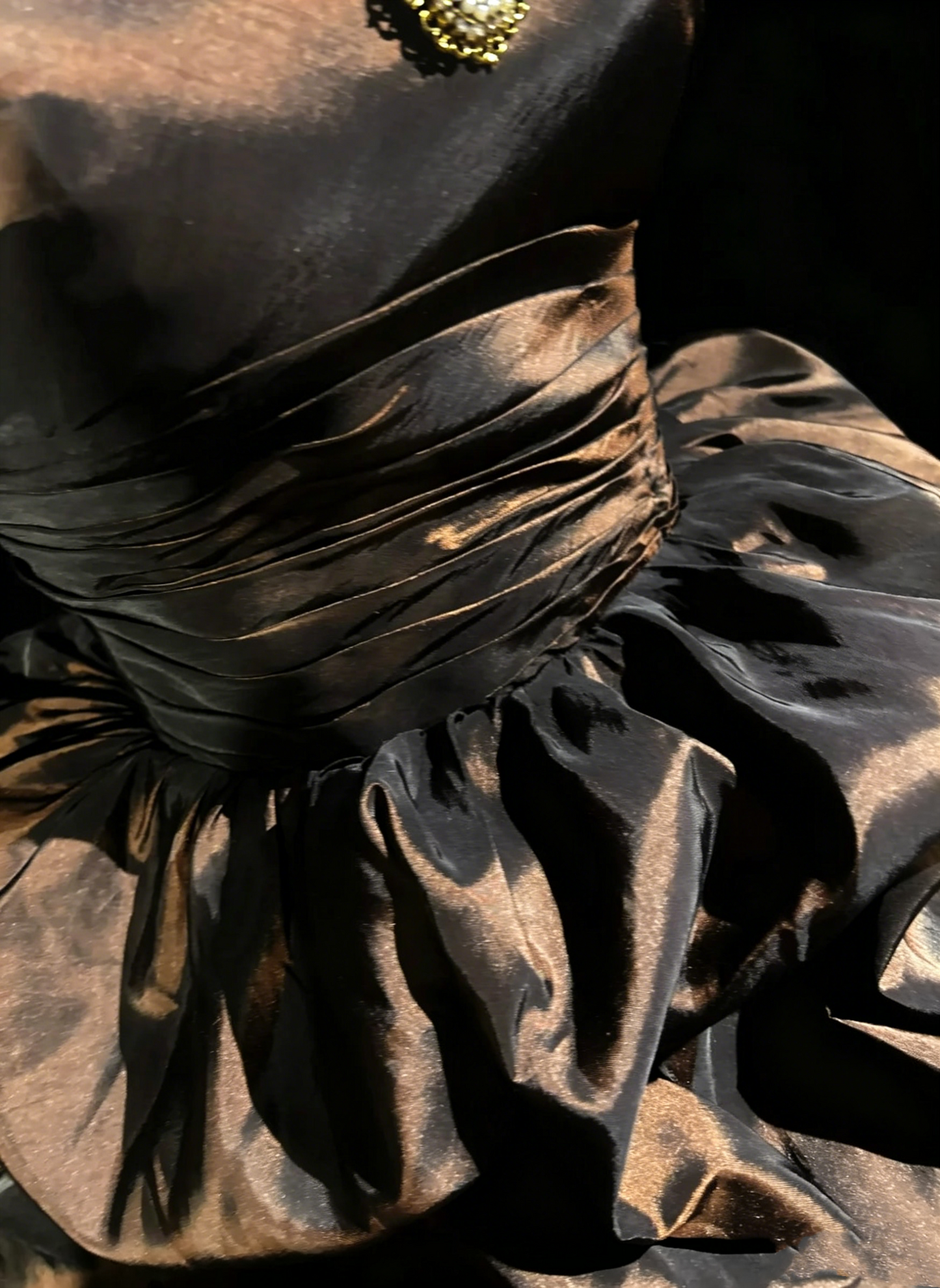 Robe de soirée glamour, bustier, chocolat, pour fête, 16ème anniversaire, robes de bal de promo N3809