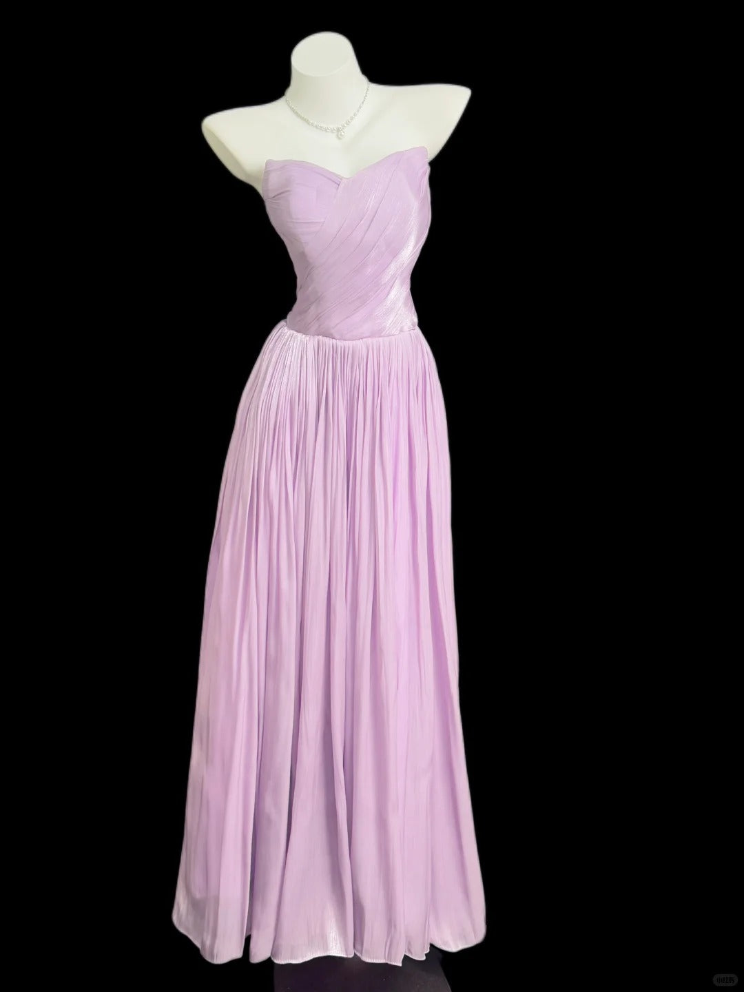 Chic A line Sweetheart Lilac Chiffon Sleeveless Long Prom Dress Formal Dress Party Dresses RB7230