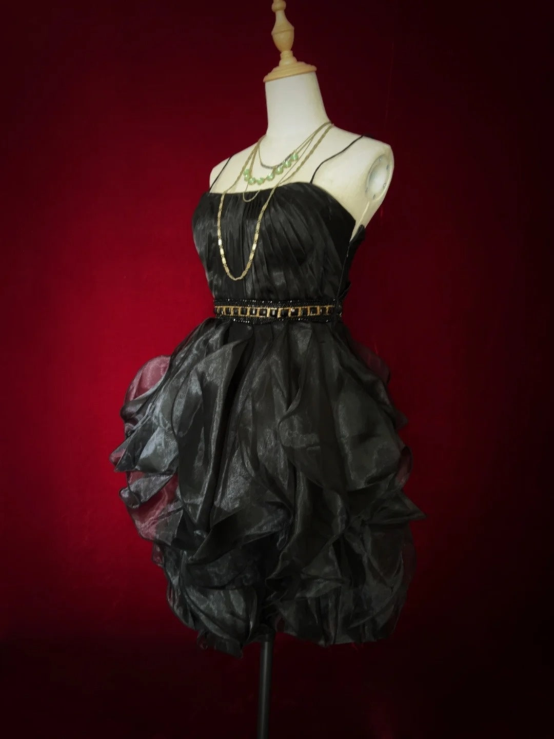 Süßes Ballkleid Spaghettiträger Kleines Schwarzes Kurzes Mini 16. Geburtstagskleid Homecoming Outfits N3641