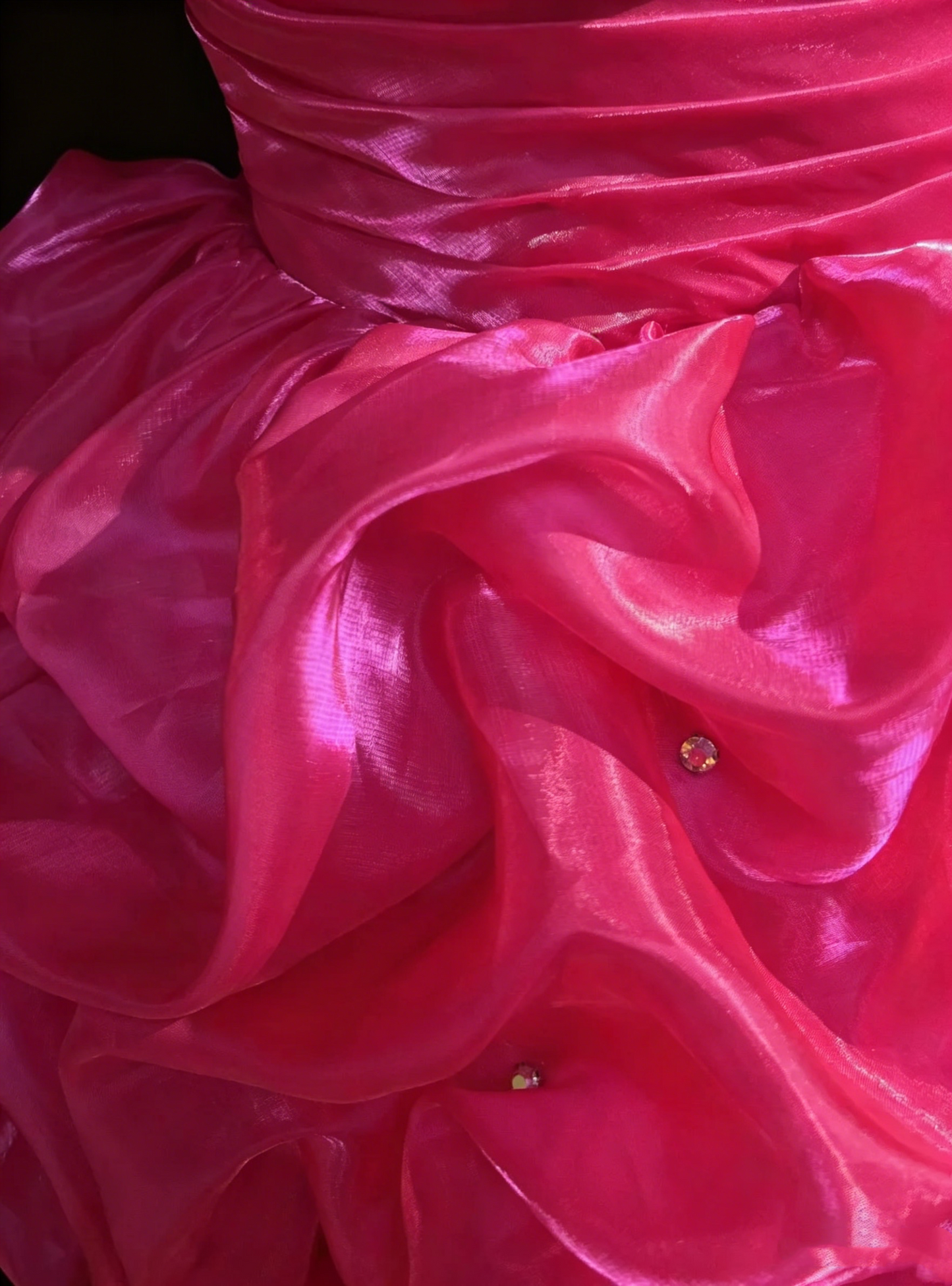 Nice Ball Gown Sweetheart Hot Pink Short Mini With Gem Party Dress Cocktail Gown Homecoming Dresses N3815