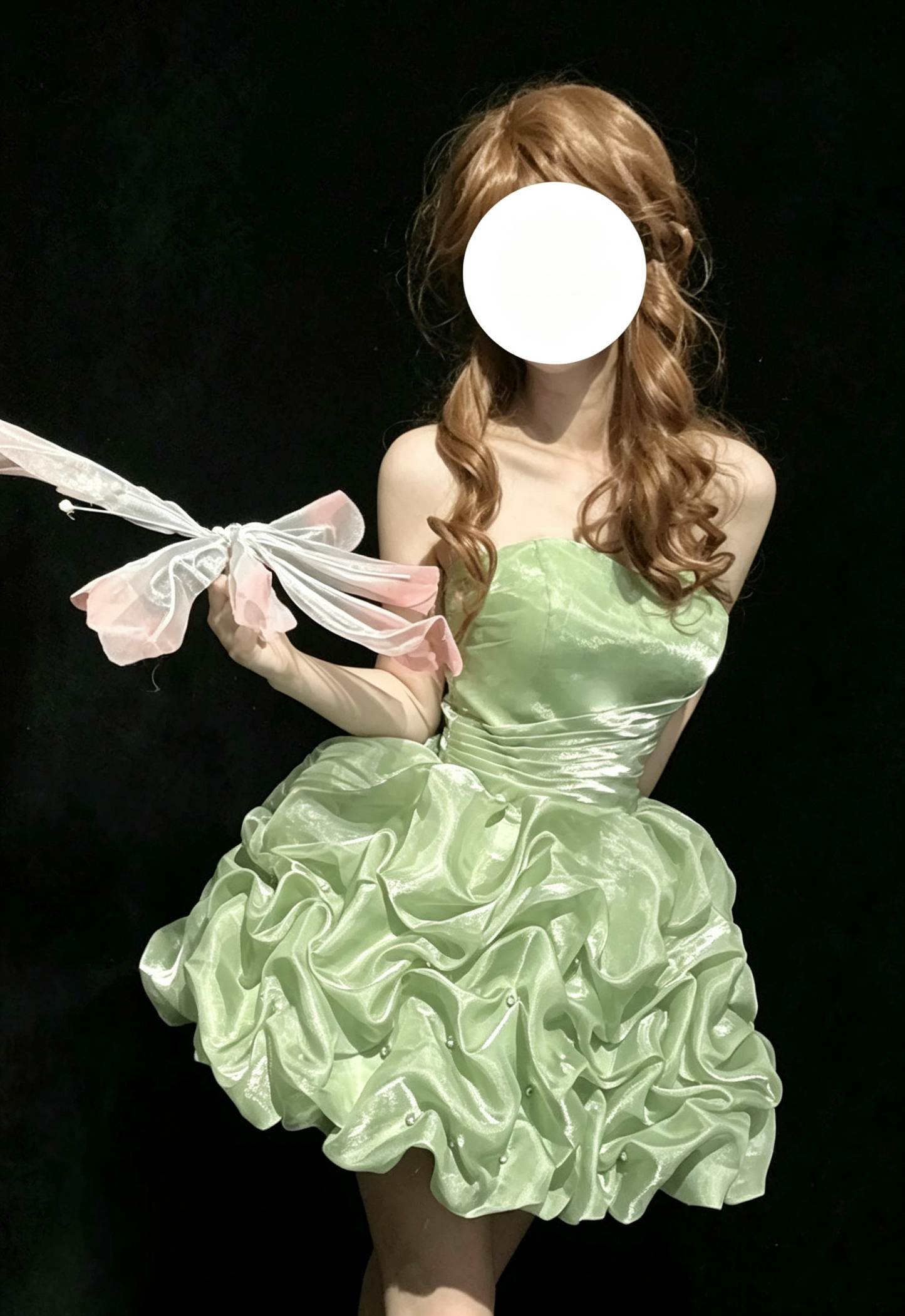 Pretty Ball Gown Strapless Mint Green Mini Short Cocktail Homecoming Dresses Ideas Hoco Outfits RB5135