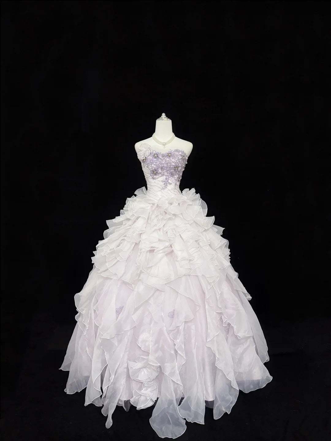 Sweet 16 Dresses Long Ball Gown Sweet Sixteen Long Birthday Dress Sweetheart Light Lilac Formal Gown RC0312