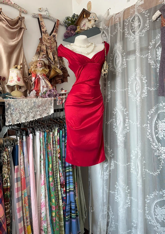 Sexy Etuikleid schulterfrei rot Ideen für Damen knielang Geburtstagskleider Heimkehr-Outfits N3408