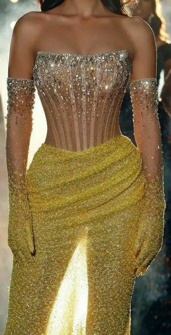 Elegante, schlichte Ballkleider für die Oberstufe: Meerjungfrauen-Kleid, trägerlos, gelb, mit Schlitz für schwarze Mädchen, halbformelles, langes Abschlussballkleid für Teenager AB2006