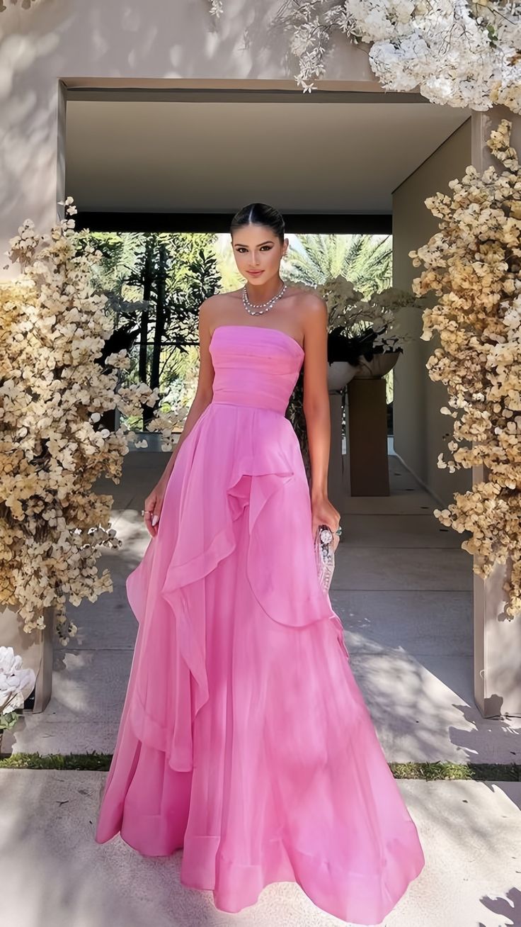 Robe de bal élégante sans bretelles en tulle orange poudré, robe de soirée longue et formelle pour femme, robe de bal de fin d'année pour un anniversaire de 16 ans AB1291
