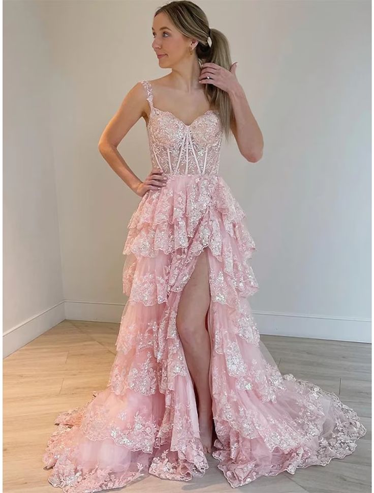 Robe de bal sexy à épaules dénudées en dentelle fendue pour jeunes filles noires, robe de bal longue à paillettes pour soirée formelle N790
