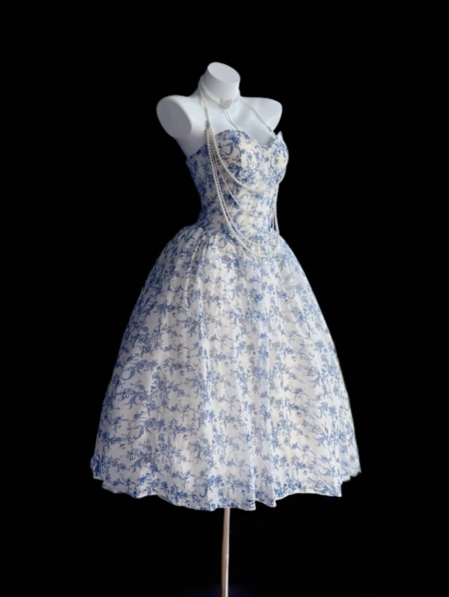 Pretty Ball Gown Sweetheart Lilac Tea Length Party Homecoming Dresses High School Ideas Inspo 17th Birthday Outfits RB7358