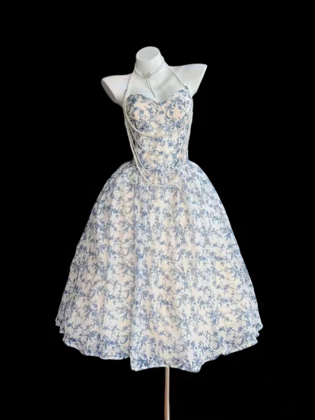 Pretty Ball Gown Sweetheart Lilac Tea Length Party Homecoming Dresses High School Ideas Inspo 17th Birthday Outfits RB7358