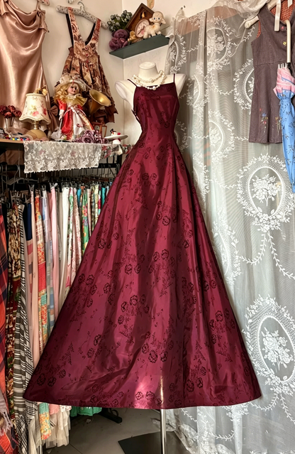 Robes de Bal Élégantes Robe de Soirée Longue Bleu Marine à Bretelles Fines Tenues de Soirée Formelles N3728