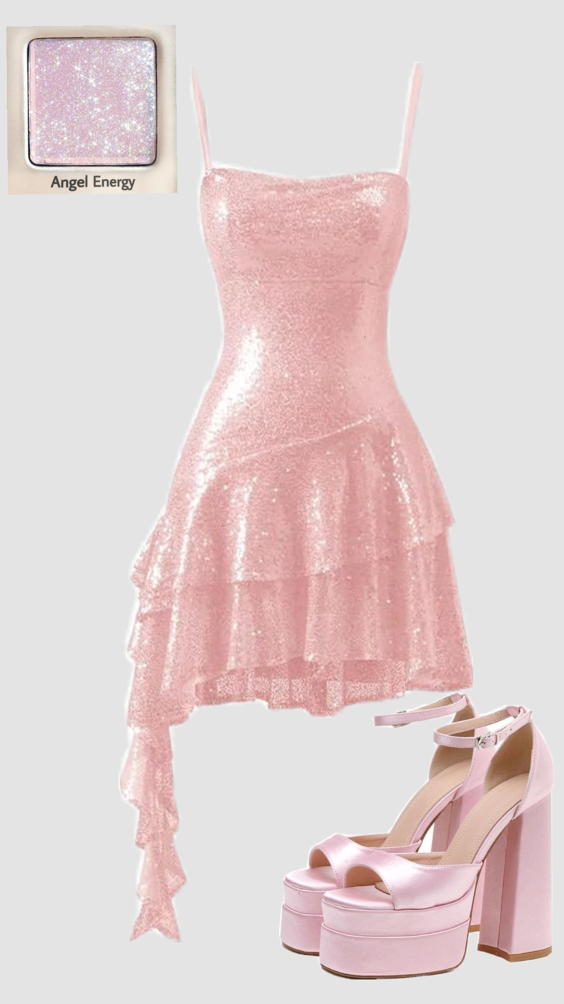 Sparkly Sheath Spaghetti Strap Pink Sequin Mini Senior Inspo Short Birthday 17th Party Outfits Homecoming Dresses RB3149
