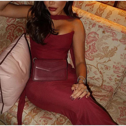 Robe de bal sirène élégante et sexy en mousseline à décolleté cœur, tenue d'invitée pour un mariage d'été formel ou un anniversaire AB2307