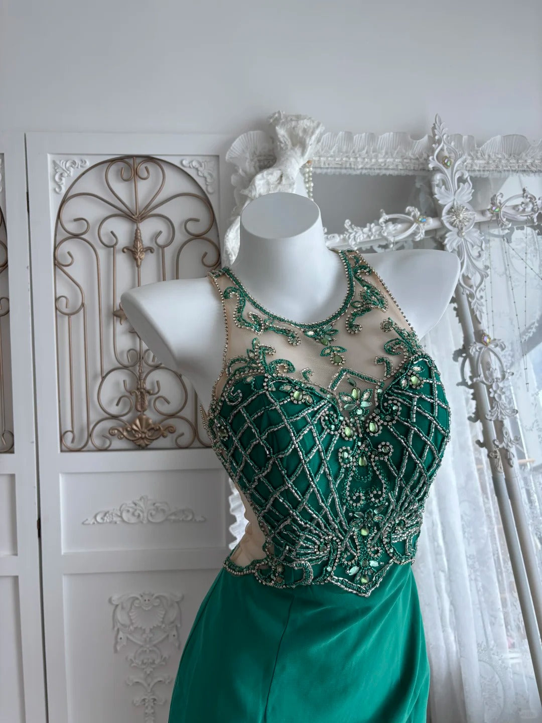 Modest Hoco Dress Homecoming Dresses Sheath Dark Green 16th Birthday Party Outfits RB6386