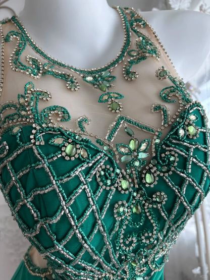 Modest Hoco Dress Homecoming Dresses Sheath Dark Green 16th Birthday Party Outfits RB6386