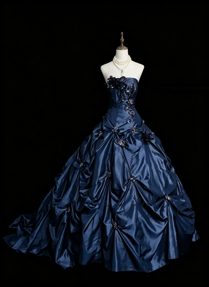Robe de bal rétro bustier bordeaux années 60, robe de soirée longue et élégante N830