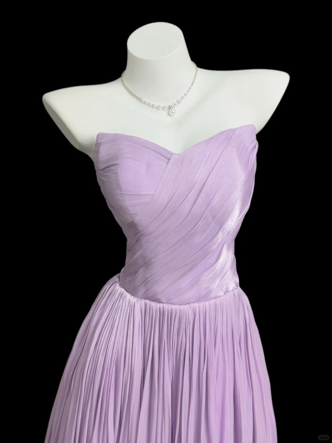 Chic A line Sweetheart Lilac Chiffon Sleeveless Long Prom Dress Formal Dress Party Dresses RB7230