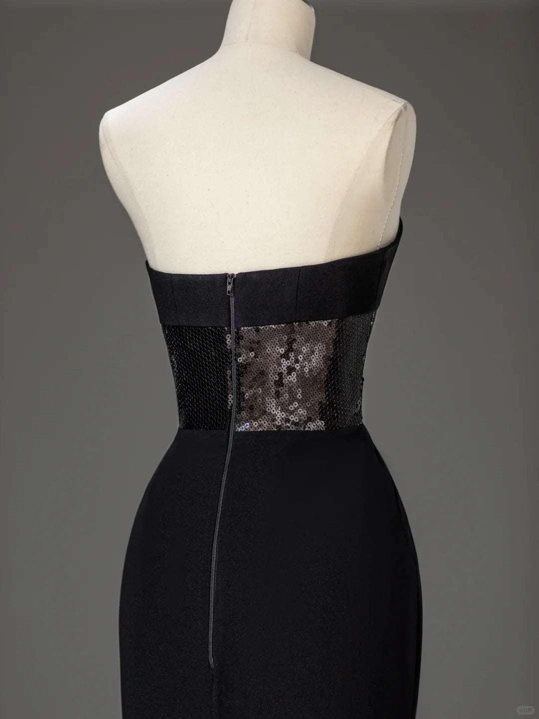 Magnifique Robe Sirène Cœur Soirée Noire Longue Robe de Bal Idée Tenues de Cérémonie RB3993