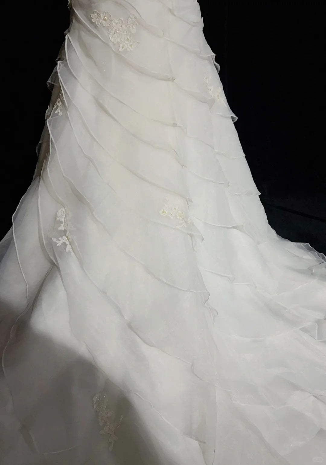 Robes de mariée de conte de fées fantaisie, sirène, bustier, blanc, longues, robes de mariée N2867