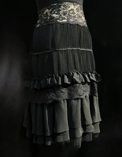 Robes de bal de fin d'année courtes en mousseline de soie noire, coupe trapèze à fines bretelles, style français, N2458