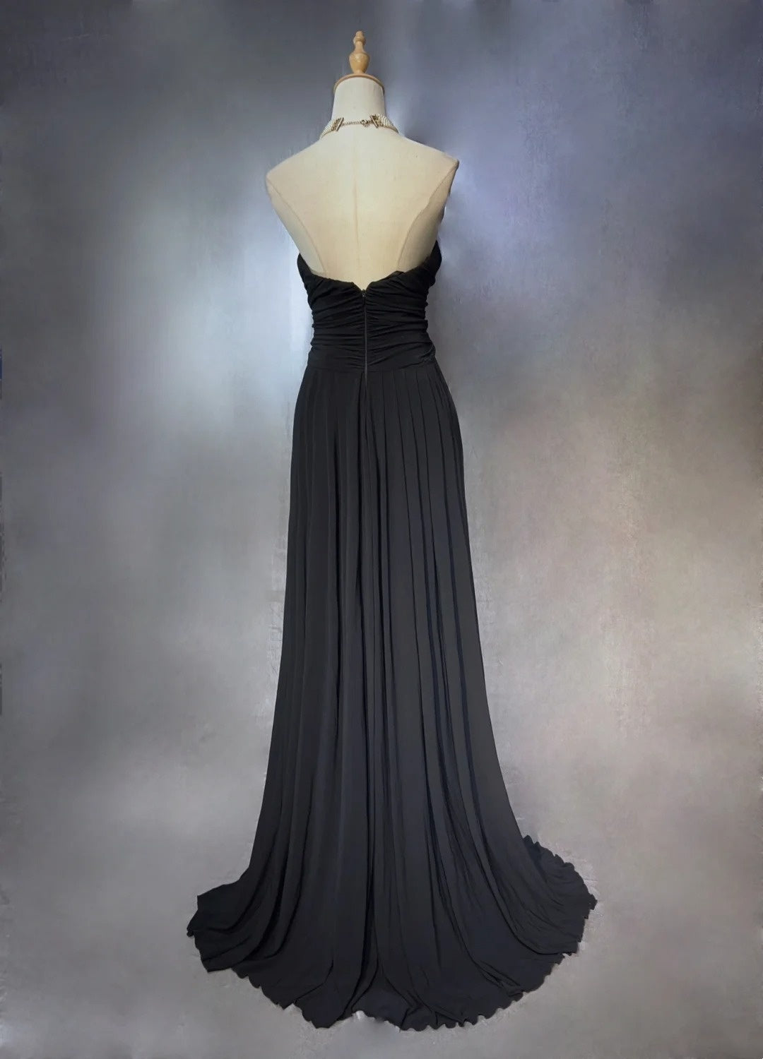 Vintage Prom Dresses Inspo A line Sweetheart 90s Chiffon Black Tie Dress Chiffon For Women Formal Dress N3303