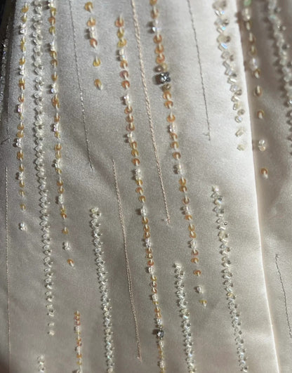 Vintage 20s Wedding Dresses Mermaid Strapless With Beading Summer Garden Long Bridal Gown N3683