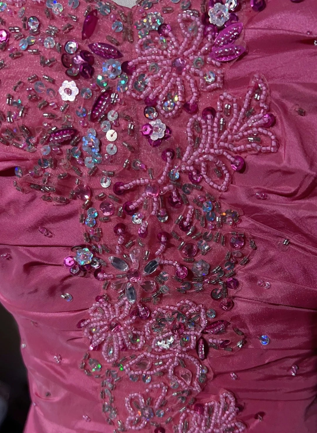 Vintage Ballkleider Meerjungfrau Sweetheart Rosa Satin Mit Stufenrock 90er Langes Abendkleid N2916