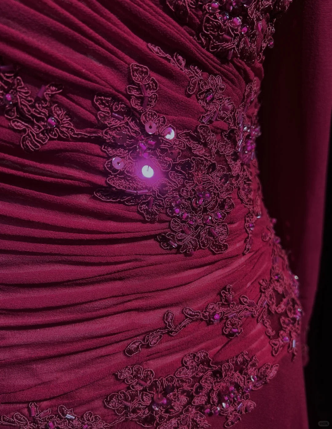 Jolie robe de soirée cocktail trapèze en mousseline de soie rose vif longueur genou robes de bal N3850
