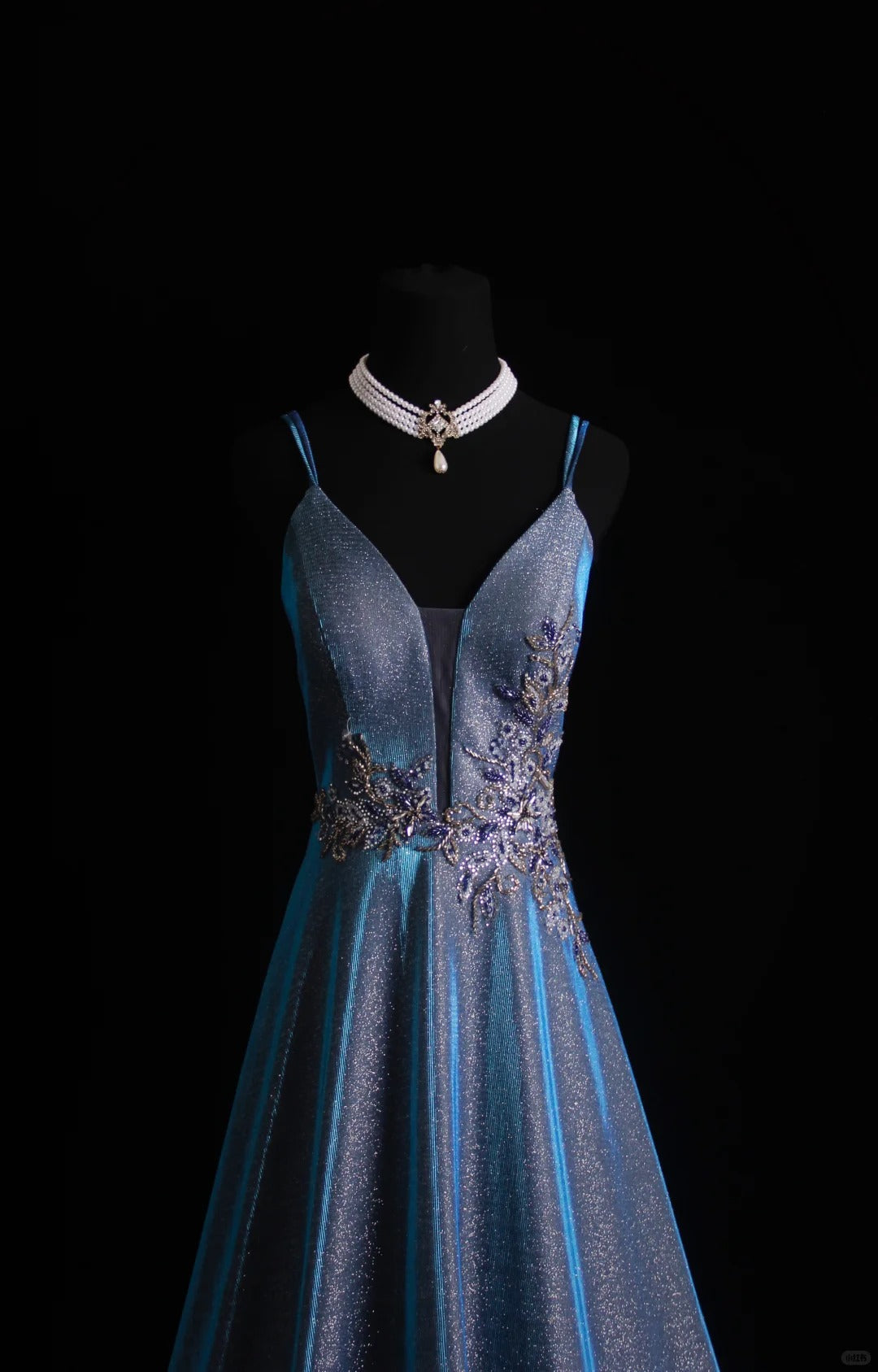Retro A Line Spaghetti Straps Navy Blue Sequin 1950s Long Prom Dresses Inspo 18th Birthday Outfits Formal Dress N496