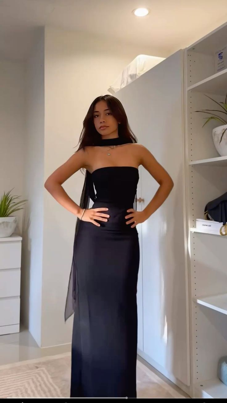 Robe de bal longue sirène bustier bleu marine avec foulard, robe de soirée, tenue d'anniversaire 18 ans, robe de fête N212