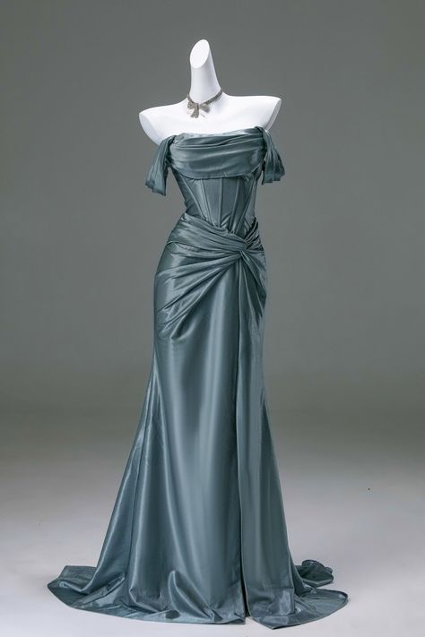 Schwer geschnittenes, figurbetontes Meerjungfrauen-Abendkleid N1871