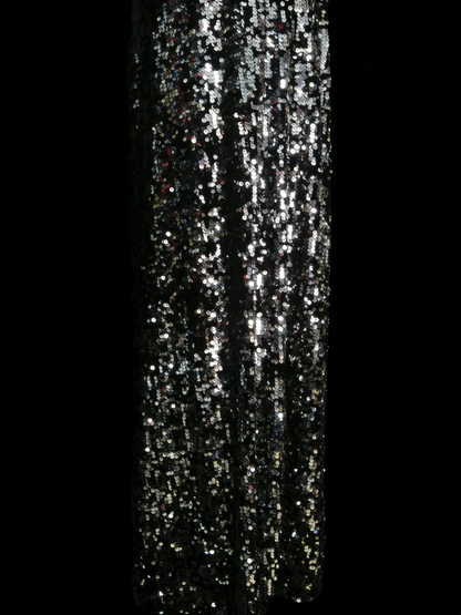 Elegantes, trägerloses, langes Paillettenkleid in A-Linie für den Abschlussball, High School-Abendkleid N1245
