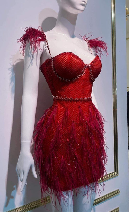 Sparkly Sheath Sequin Homecoming Dress Spaghetti Strap Burgundy Party Outfit Birthday Dress Cocktail Outfits RB6249