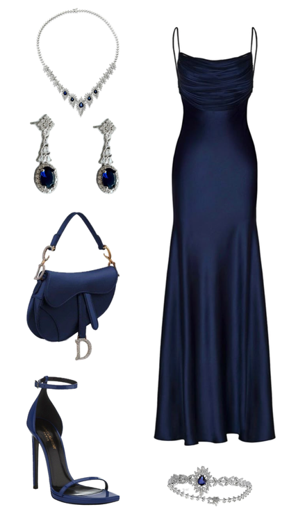 Sexy Mermaid Spaghetti Straps Navy Blue Long Prom Dresses Inspiration Party Dress 21st Birthday Outfit Graduation Dress RB1199