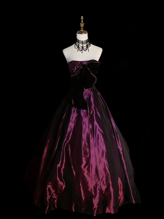 Charming Ball Gown Strapless Grape Sweet 16 Dresses Quinceanera Dress Prom Dress Long 15 Vestidos De Fiesta N1246