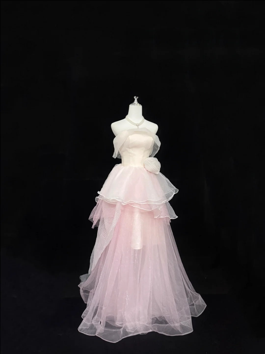 Pink Prom Dress Inspo Ball Gown Off Shoulder Long 18th Birthday Outfits Formal Party Gown RC0266