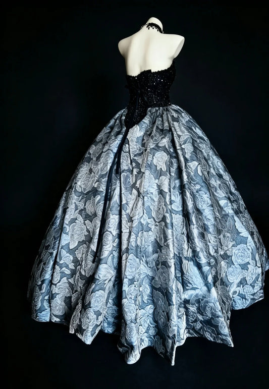 Süßes Ballkleid Sweetheart Blau Satin Sweet 16 Kleider Quinceanera Kleid Lang 15 Vestidos De Fiesta N4202