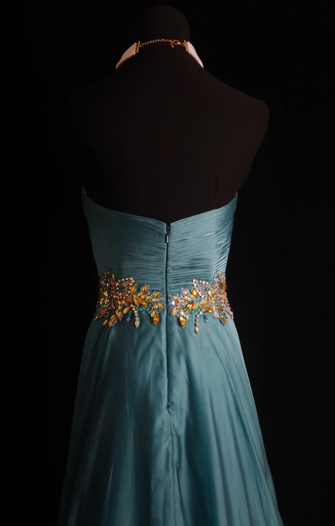 Robe de bal longue rétro en mousseline, coupe trapèze, décolleté cœur, style années 2000 - Inspiration pour une tenue de 19e anniversaire - Robe de soirée N503