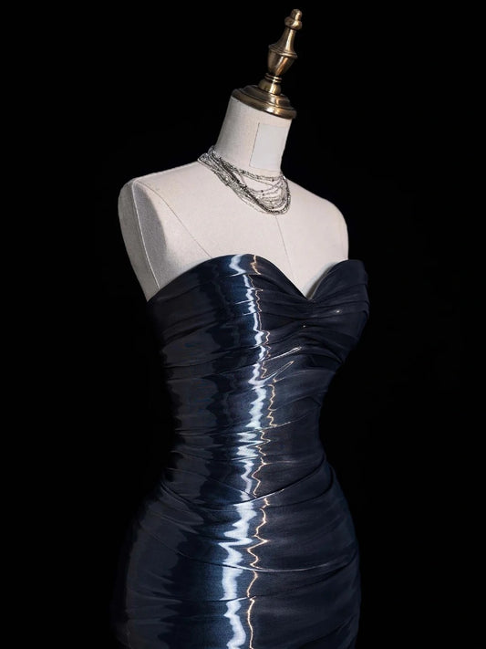 Stunning Mermaid Sweetheart Navy Blue Prom Dresses Inspiration Prom Dress Princess Graduation Dress B432