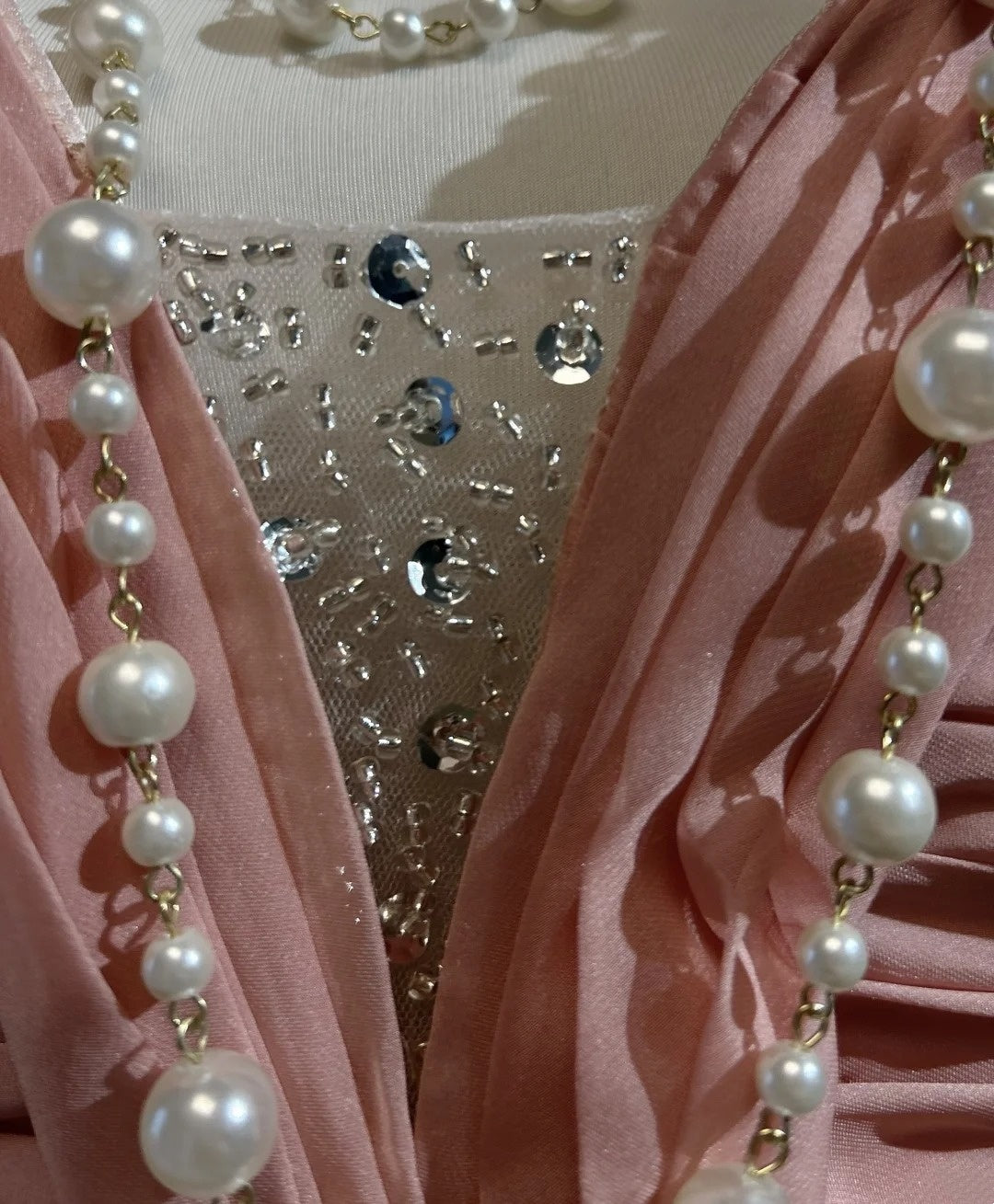 Robe de soirée longue sirène vintage rose plissée sans manches pour anniversaire, bal de promo N2447